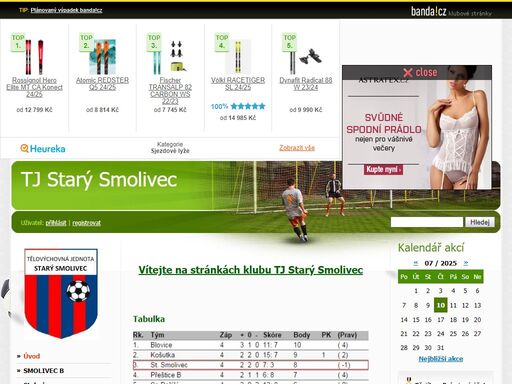 ;

;; vítejte na stránkách klubu tj starý smolivec

;

;

tabulka





 ; ; ; ; ; tréninky ve středu a pátek od 17,00 na hřišti

; ; ; ; ; ; ; ; ...