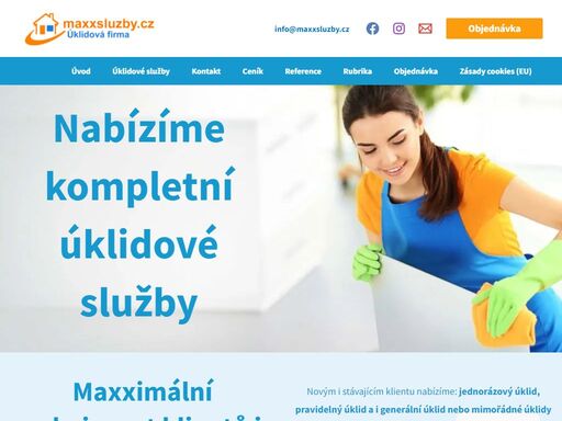 nabízíme úklidové služby v praze a okolí zajišťujeme: jednorázový, pravidelný i generální úklidy, čištění: koberců, sedaček, strojové čištění.