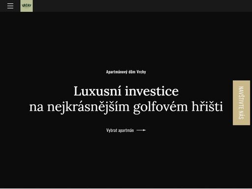 prodej apartmánů v apartmánovém domě vrchy, na golfovém hřišti v ostravicích. prohlédněte si aktuální nabídku developera.