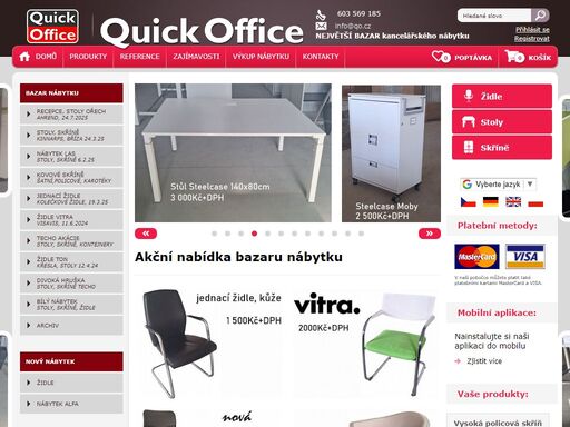 qo.cz – váš partner pro kompletní vybavení kanceláře. nabízíme největší výběr použitého i nového kancelářského nábytku v čr. židle, stoly, skříně, regály, a další vybavení pro každou kancelář a rozpočet. podpořte udržitelnost a nakupujte kvalitní nábytek