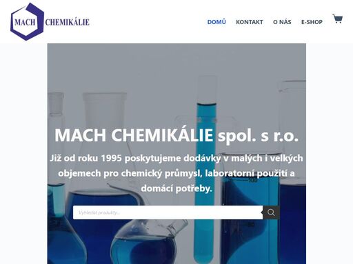 již od roku 1995 poskytujeme dodávky v malých i velkých objemech pro chemický průmysl, laboratorní použití a domácí potřeby.