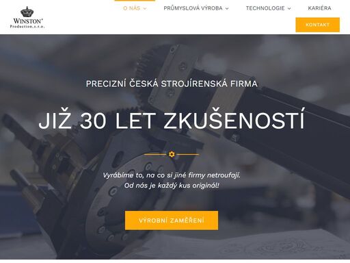 winston produstion, s.r.o. je ryze česká průmyslová výrobní společnost s 30 lety zkušeností. vyrábíme to, co velké firmy nechtějí.