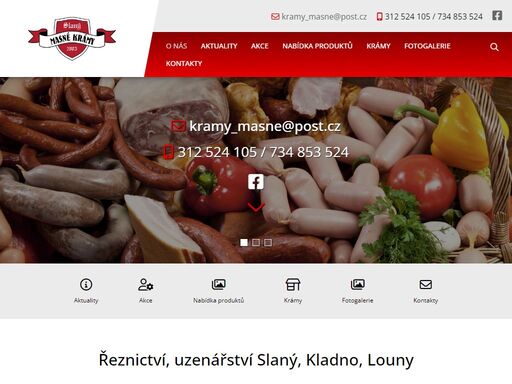 rozvoz, prodej masa, masných výrobků, uzenin, polotovarů slaný, kladno, louny