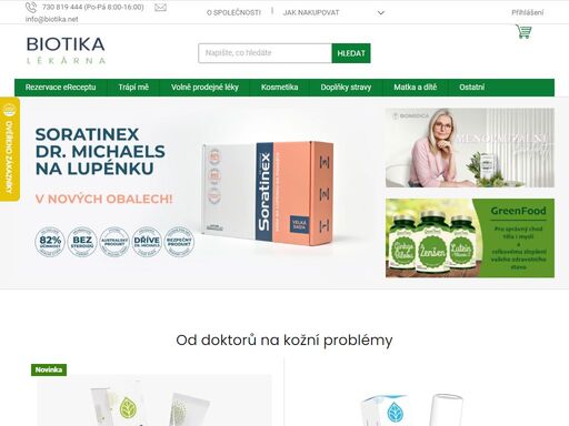 biotika.net eshop provozuje společnost biotika bohemia s.r.o., přední certifikovaný distributor léčiv, potravinových doplňků, výrobce a distributor dermokosmetiky a vitamínů. nakupujete přímo od výrobců.