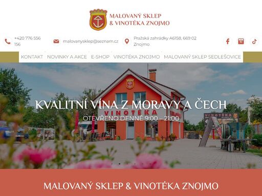 malovaný sklep & vinotéka znojmo nabízí přes 400 druhů lahvových vín a 75 druhů sudových vín. užijte si také řízené degustace vín v jedinečném malovaném sklepě z 12. století.