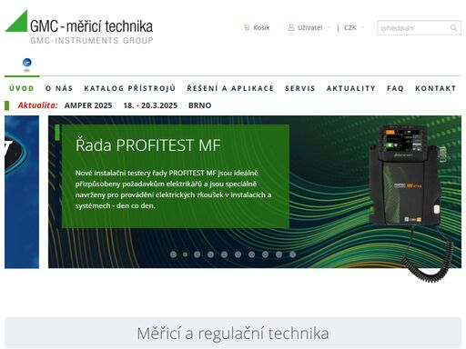 průmyslová i přenosná měřicí a regulační technika od renomovaných firem z čr, německa a švýcarska.