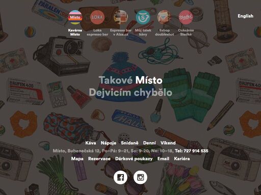 místo - dejvická kavárna české pražírny výběrové kávy doubleshot