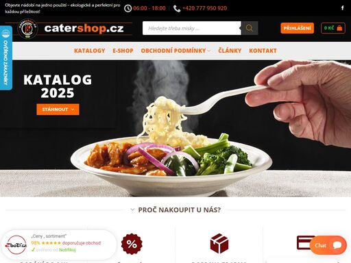 ?zapomeňte na vše, co jste dosud věděli o jednorázovém nádobí!? cateshop.cz vám přináší jedinečné jednorázové nádobí jak pro gastro provozy, tak i na každou ?oslavu či párty!