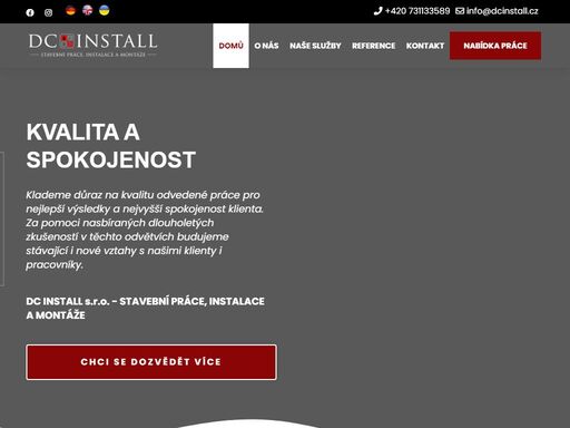 montáže a demontáže zařízení a technologických celků ve stavebnictví. zaměřujeme se na instalace - práce v zahraničí a nabízíme práci kvalifikovaným pracovníkům