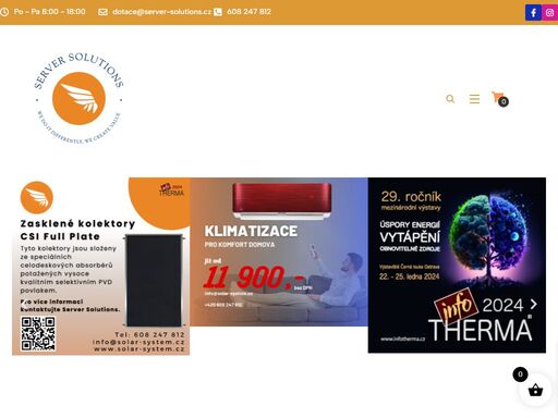 hledáte spolehlivé klimatizace a tepelná čerpadla? nabízíme široký výběr ekologických zařízení pro vytápění a chlazení. instalace, servis a úsporné řešení pro vaši domácnost.