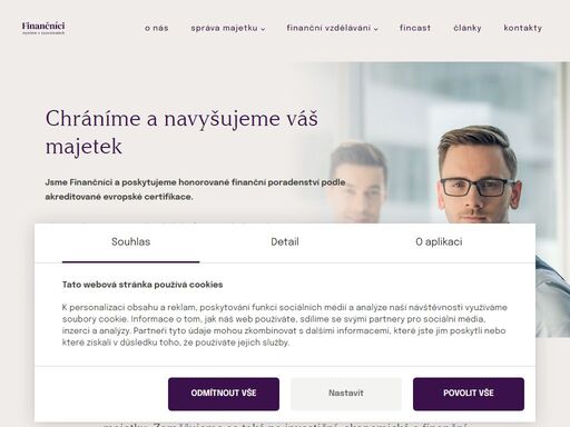 poskytujeme honorované finanční poradenství podle akreditované evropské certifikace. vždy se zaměřujeme na vás a vámi stanovené finanční i životní cíle.