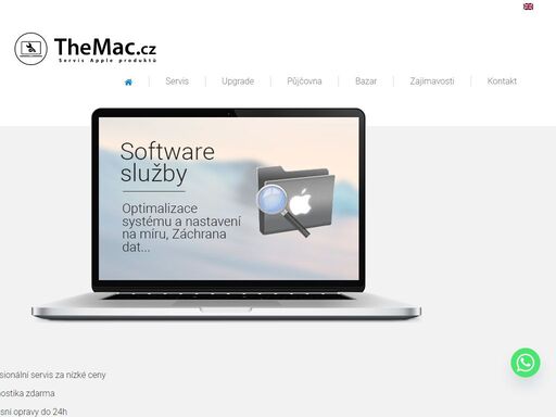 opravy a servis apple počítačů. macbook, macbook pro, air, imac...