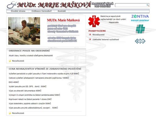 mašková,marie,mudr,lékař,varnsdorf,chřibská,izip,akreditované,pracoviště praktický lékař pro dospělé pro vansdorf a chřibskou.