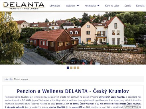 ubytování v českém krumlově v komfortních apartmánech. klidná část krumlova, ale téměř v historickém centru. rezervujte si svůj pokoj ještě dnes.