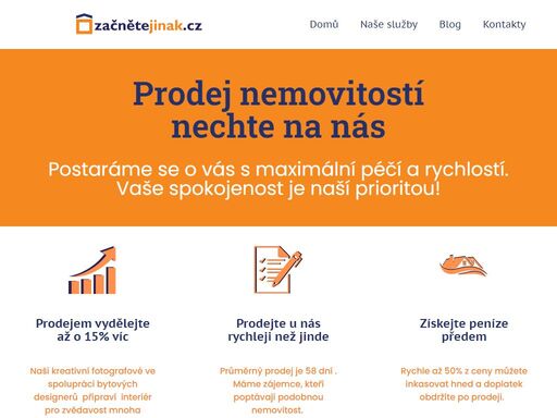 bezpečný a spolehlivý prodej bytu, domu s maximální diskrétností. férové jednání, jasné podmínky a osobní přístup. zacnetejinak- hradec králové