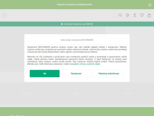 široká online ponuka obuvi, oblečení a doplňky v deichmann internetovom obchode. výhodné ceny ? top kvalita ? velký výběr ?