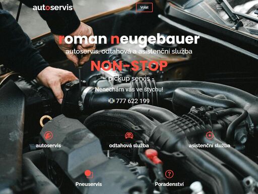 autoservis poskytující opravy vozidel všech značek, odtahová a asistenční služba