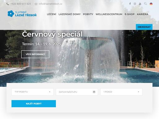 lázně aurora - slatinné lázně třeboň - léčení, relaxace, wellnesscentrum