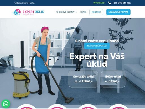 nabízíme komplexní úklidové služby v praze a okolí. jedná se o profesionální úklid domácností, kanceláří, společným prostor, průmyslových hal, objektů a garáží.