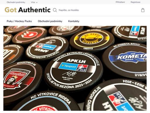 vítejte v eshopu got authentic. vítáme vás na eshopu got authentic, kde nabízíme doplňkové zboží pro sportovní sběratele a fanoušky. zde si můžete koupit například oficiální puky z tipsport extraligy v ledním hokeji, ale i další speciální předměty. hrané puky a další autentické sportovní předměty můžete najít na naší…