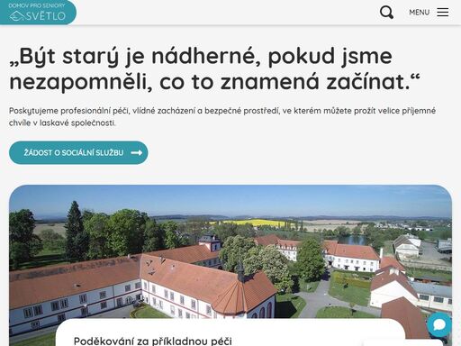 v domově pro seniory život nekončí, ale začíná. domov pro seniory světlo v drhovli vám poskytne profesionální péči, vlídné zacházení a bezpečné prostředí.