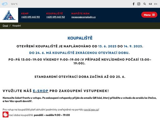chcete-li prožít teplé dny u vody, kde máte vše na dosah, je areál kempu lodín přesně pro vás. zjistěte o nás více.