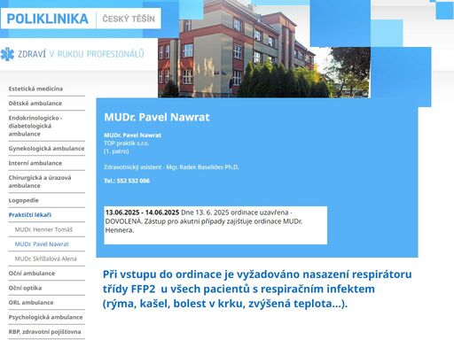 mudr. pavel nawrat
