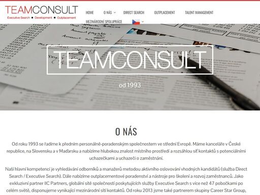 vyhledáváme odborné a vedoucí pracovníky metodou přímého vyhledávání (executive search) ve všech regionech. jsme klíčový poskytovatel služby zvané outplacement (poradenství pro propouštěné zaměstnance, jak uspět na trhu práce).