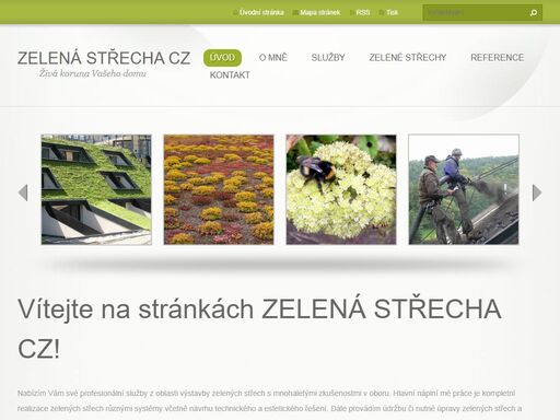 vítejte na stránkách zelená střecha cz! nabízím služby z oblasti výstavby, údržby a úpravy zelených střech s mnohaletými zkušenostmi v oboru. kompletní realizace zelených střech různými systémy, například optigrün, včetně návrhu technického a estetického řešení.