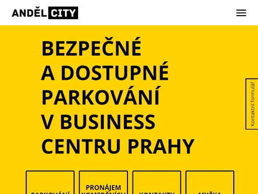 parkujte bez starostí v podzemních garážích pod multikinem cinestar anděl. vjezd a výjezd je možný z ulic radlická a stroupežnického.