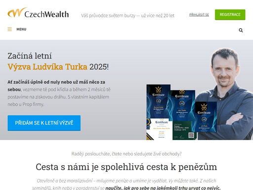 dejme dohromady vaše odhodlání uspět na trhu a naše znalosti a praxi... a začnou se dít divy. už zítra začnete vydělávat víc.