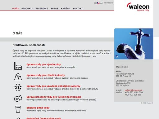 waleon s.r.o. | úprava vody pre priemysel aj domácnosti