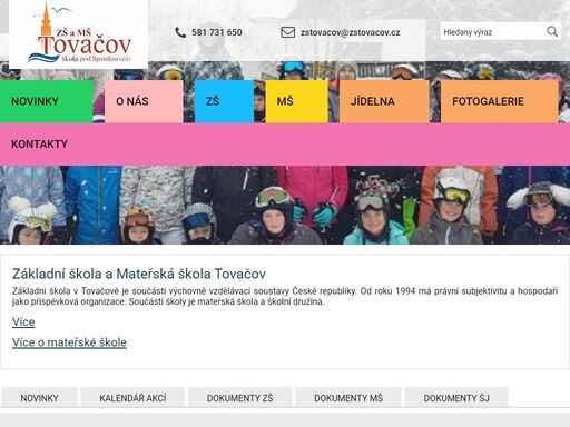 základní škola a mateřská škola tovačov