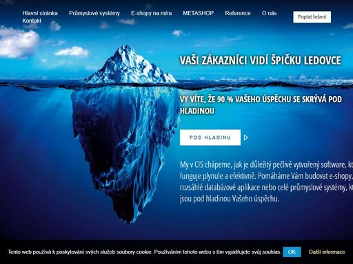 společnost cis vyvíjí e-shopy na míru a dokáže je propojit s podnikovým informačním systémem signys, helios, pohoda, money apod.