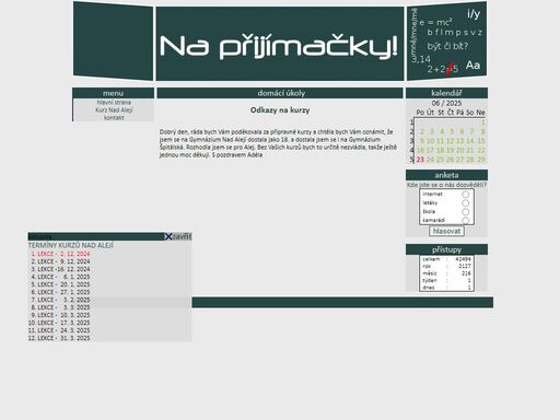 web naprijimacky.cz