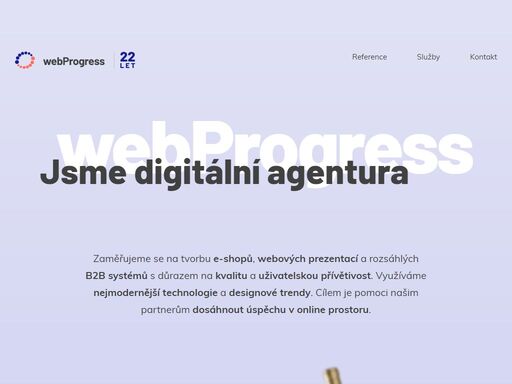 od roku 2002 tvoříme efektivní e-shopy, webové prezentace a rozsáhlá b2b. našim cílem je pomoci partnerům dosáhnout úspěchu v online prostoru.