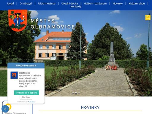 městys olbramovice