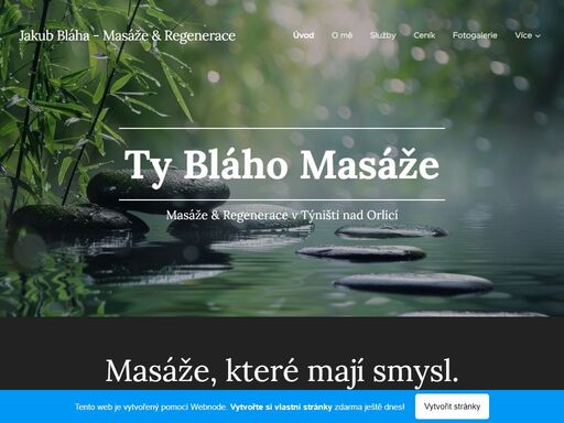 jsem jakub bláha a pomáhám lidem cítit se lépe - fyzicky i psychicky.