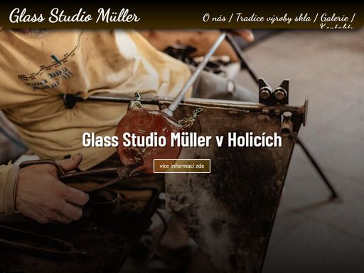 art glass from glass studio müller, holice, cz. solitary, unique art nouveau vases, bowls, goblets and lamps traditional hand blown, shaped and made glass.