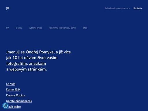ondřej pomykal. webdesign, profesionální fotograf a grafik. česká lípa a nový bor.
