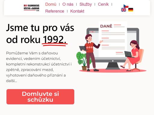 pomůžeme vám s daňovou evidencí, vedením účetnictví, kompletní rekonstrukcí účetnictví i zpětně, zpracování mezd, vyhotovení daňového přiznání. nabízíme účetnictví pro všechny za dostupnou cenu. zakládáme si na individuálním přístupu, profesionalitě a diskrétnosti.