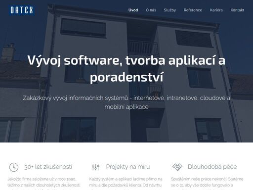 vývoj software, tvorba aplikací a poradenství