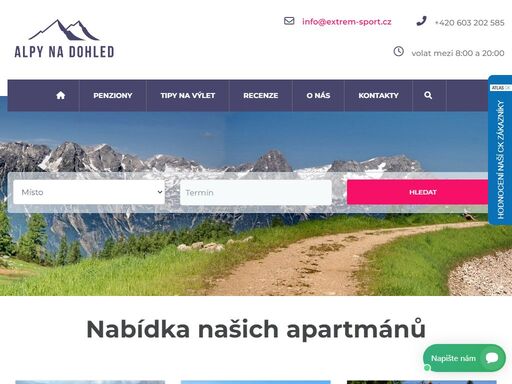 alpy na dohled