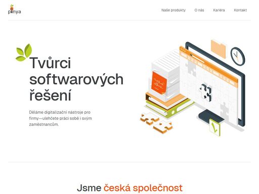 děláme digitalizační nástroje pro firmy — ulehčete práci sobě i svým zaměstnancům.