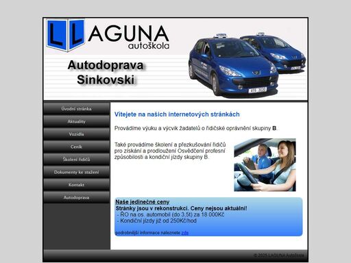 stránky opavské autoškoly laguna