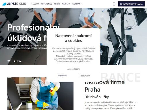 jsme profesionální úklidová firma poskytující úklidové služby pro firmy v praze a okolí. ekologický přístup a vyškolený personál. vyžádejte si nezávaznou nabídku!
