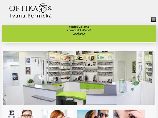 oční optika iva brno husovice, brno židenice. oční optika. optika brno. měření zraku, multifokální, polarizační, sportovní brýle a jiné, kontaktní čočky, atd.