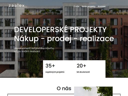 realizujeme developerské projekty už 22 let – od projekce po výstavbu a prodej rezidenčních nemovitostí, včetně náročných technických staveb.