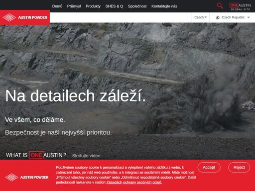 na detailech záleží ve všem, co děláme. bezpečnost je naší nejvyšší prioritou.