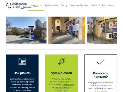výlep plakátů v české republice. realizace reklamních kampaní od malých obcí po prahu. propagace kulturních a komerčních akcí.